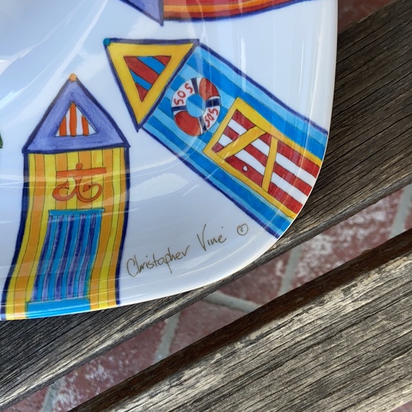 Christopher Vine Beach Cabana melamine tray - Picture 2 of 3